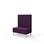 Modulsofa Snake 100 metallben sh 43 medium rygg