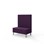 Modulsofa Snake 100 metallben sh 43 medium rygg