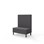 Modulsofa Snake 100 metallben sh 43 medium rygg