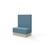 Modulsofa Snake 100 sokkel sh 43 medium rygg