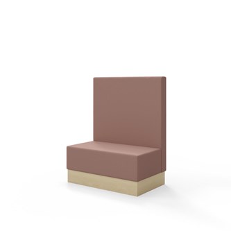Modulsofa Snake 100 sokkel sh 43 medium rygg