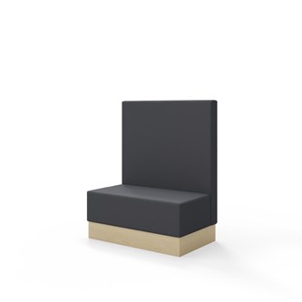 Modulsofa Snake 100 sokkel sh 43 medium rygg