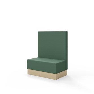 Modulsofa Snake 100 sokkel sh 43 medium rygg