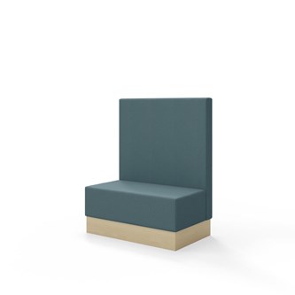Modulsofa Snake 100 sokkel sh 43 medium rygg