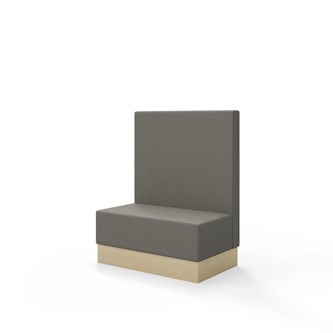 Modulsofa Snake 100 sokkel sh 43 medium rygg