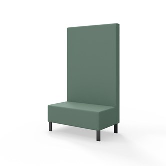 Modulsofa Snake 100 metallben sh 43 høy rygg