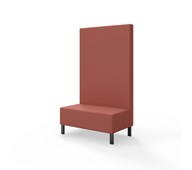 Modulsofa Snake 100 metallben sh 43 høy rygg