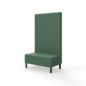 Modulsofa Snake 100 metallben sh 43 høy rygg
