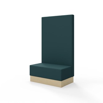 Modulsofa Snake 100 sokkel sh 43 høy rygg