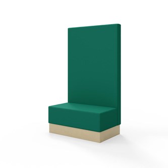 Modulsofa Snake 100 sokkel sh 43 høy rygg