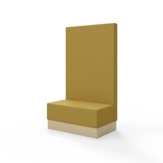 Modulsofa Snake 100 sokkel sh 43 høy rygg