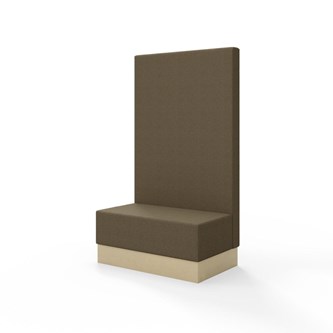 Modulsofa Snake 100 sokkel sh 43 høy rygg