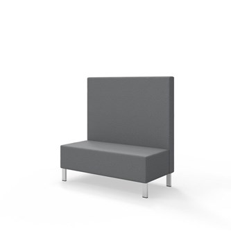 Modulsofa Snake 120 metallben sh 43 medium rygg