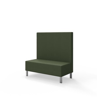 Modulsofa Snake 120 metallben sh 43 medium rygg