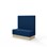 Modulsofa Snake 120 sokkel sh 43 medium rygg