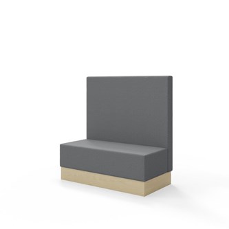 Modulsofa Snake 120 sokkel sh 43 medium rygg