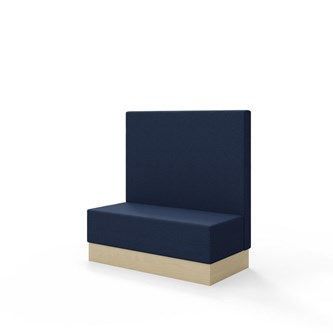 Modulsofa Snake 120 sokkel sh 43 medium rygg