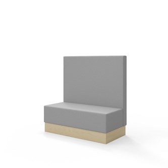 Modulsofa Snake 120 sokkel sh 43 medium rygg