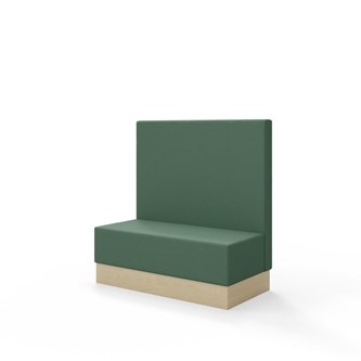 Modulsofa Snake 120 sokkel sh 43 medium rygg