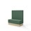 Modulsofa Snake 120 sokkel sh 43 medium rygg