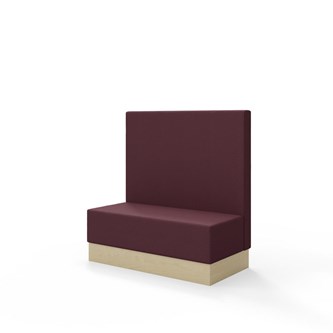 Modulsofa Snake 120 sokkel sh 43 medium rygg