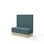 Modulsofa Snake 120 sokkel sh 43 medium rygg