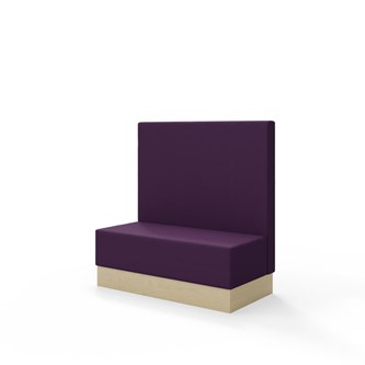 Modulsofa Snake 120 sokkel sh 43 medium rygg