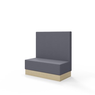 Modulsofa Snake 120 sokkel sh 43 medium rygg