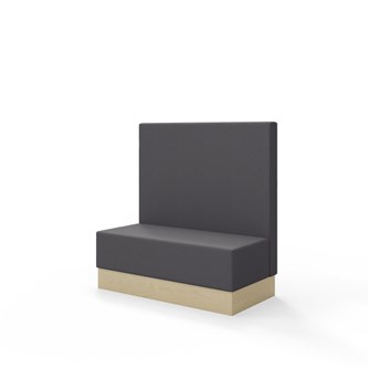 Modulsofa Snake 120 sokkel sh 43 medium rygg