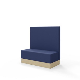Modulsofa Snake 120 sokkel sh 43 medium rygg