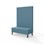 Modulsofa Snake 120 metallben sh 43 høy rygg