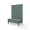 Modulsofa Snake 120 metallben sh 43 høy rygg