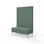 Modulsofa Snake 120 metallben sh 43 høy rygg
