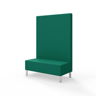 Modulsofa Snake 120 metallben sh 43 høy rygg