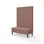 Modulsofa Snake 120 metallben sh 43 høy rygg