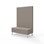 Modulsofa Snake 120 metallben sh 43 høy rygg