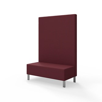 Modulsofa Snake 120 metallben sh 43 høy rygg