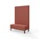 Modulsofa Snake 120 metallben sh 43 høy rygg