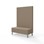Modulsofa Snake 120 metallben sh 43 høy rygg