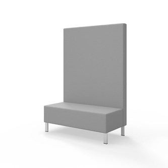 Modulsofa Snake 120 metallben sh 43 høy rygg