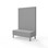 Modulsofa Snake 120 metallben sh 43 høy rygg