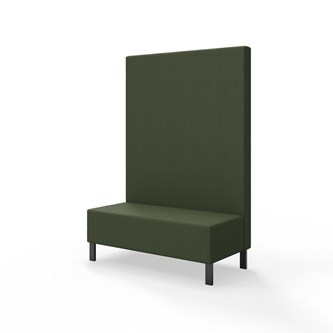 Modulsofa Snake 120 metallben sh 43 høy rygg