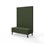 Modulsofa Snake 120 metallben sh 43 høy rygg