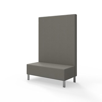 Modulsofa Snake 120 metallben sh 43 høy rygg