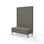 Modulsofa Snake 120 metallben sh 43 høy rygg