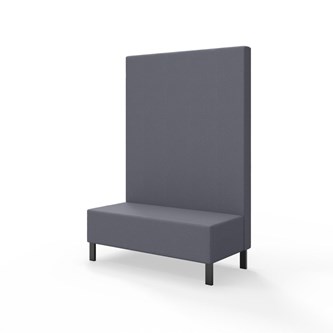 Modulsofa Snake 120 metallben sh 43 høy rygg
