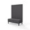 Modulsofa Snake 120 metallben sh 43 høy rygg