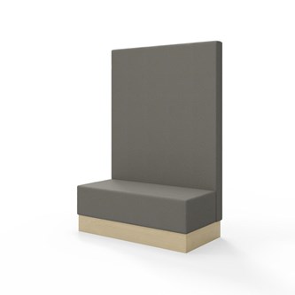 Modulsofa Snake 120 sokkel sh 43 høy rygg
