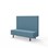 Modulsofa Snake 150 metallben sh 43 medium rygg