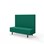 Modulsofa Snake 150 metallben sh 43 medium rygg